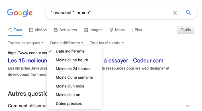 Exemple Google